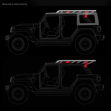 Load image into Gallery viewer, Go Rhino Jeep Wrangler JLU SRM Roll Bar Mount Kit - Tex. Blk