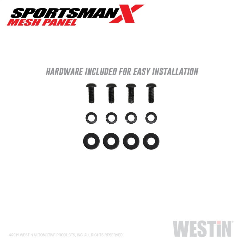 Westin 16+ Chevrolet Silverado / 09-18 RAM 1500 Sportsman X Mesh Panel - Tex. Blk