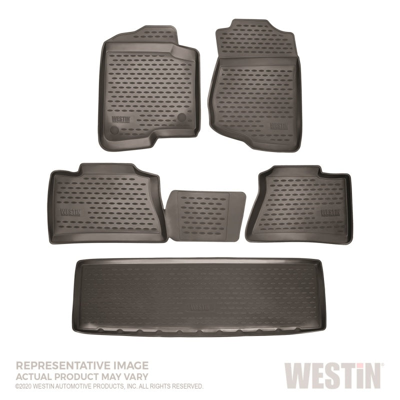 Westin 18+ Honda Odyssey Profile Liners Front 2nd and 3rd Row Set - Black