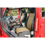 Rugged Ridge Neoprene Front Seat Covers Jeep Wrangler JK