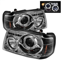 Load image into Gallery viewer, Spyder Ford Ranger 01-11 1PC Projector Headlights LED Halo LED Chrm PRO-YD-FR01-1PC-HL-C