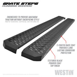 Westin Grate Steps Running Boards 75 in - Textured Black