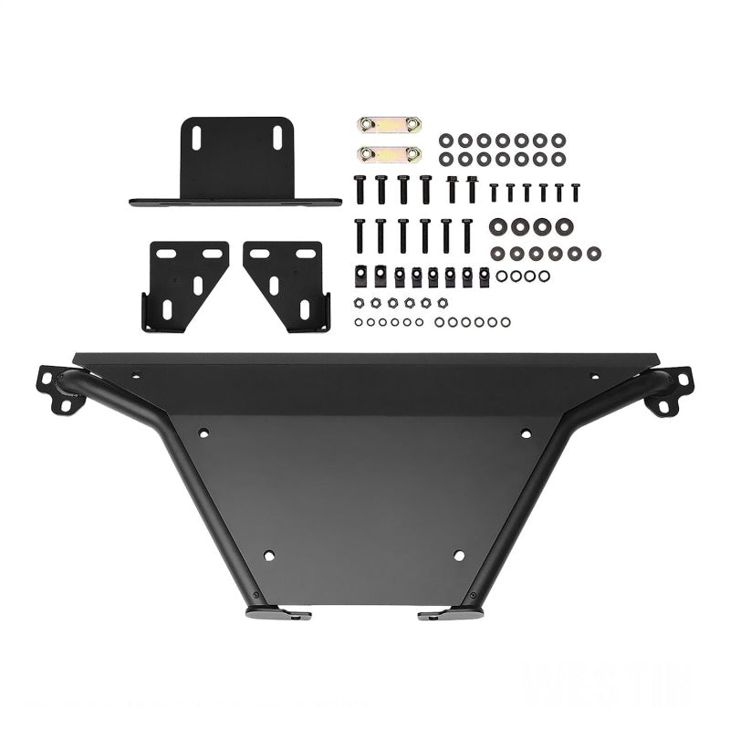 Westin 2015+ Ford F-150 Outlaw Bumper Skid Plate - Textured Black