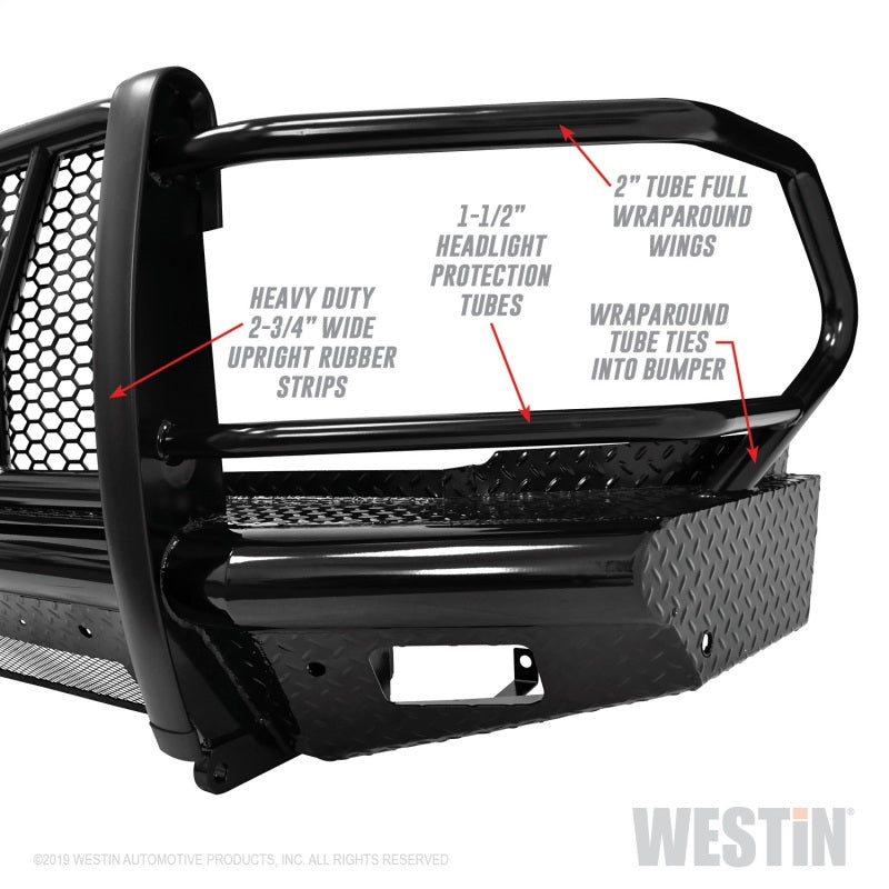 Westin 10+ RAM 2500/3500 HDX Bandit Front Bumper - Black