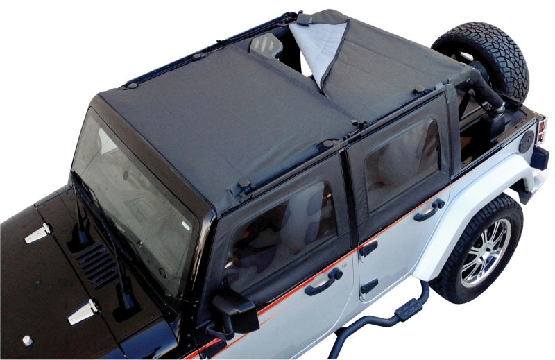 Rampage Jeep Wrangler(JK) Combo Sun Brief/Safari Top - Black Diamond