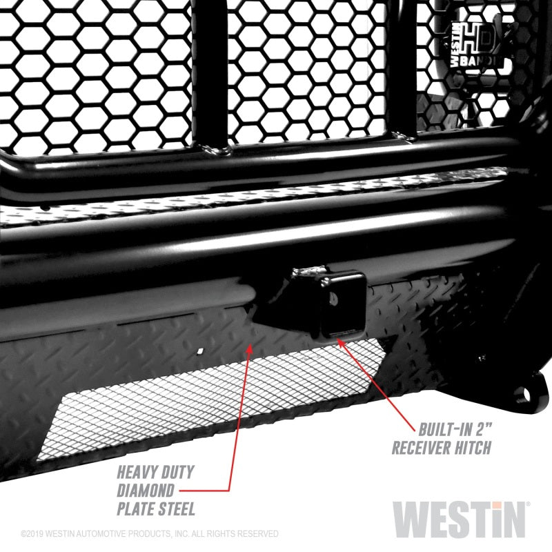 Westin 11+ Chevrolet Silverado 2500/3500 HDX Bandit Front Bumper - Blk