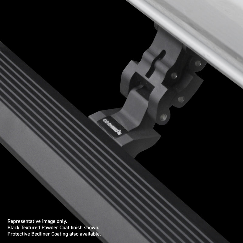 Go Rhino Jeep Wrangler 4dr E-BOARD E1 Electric Running Board Kit (Cut Req.) - Bedliner Coating