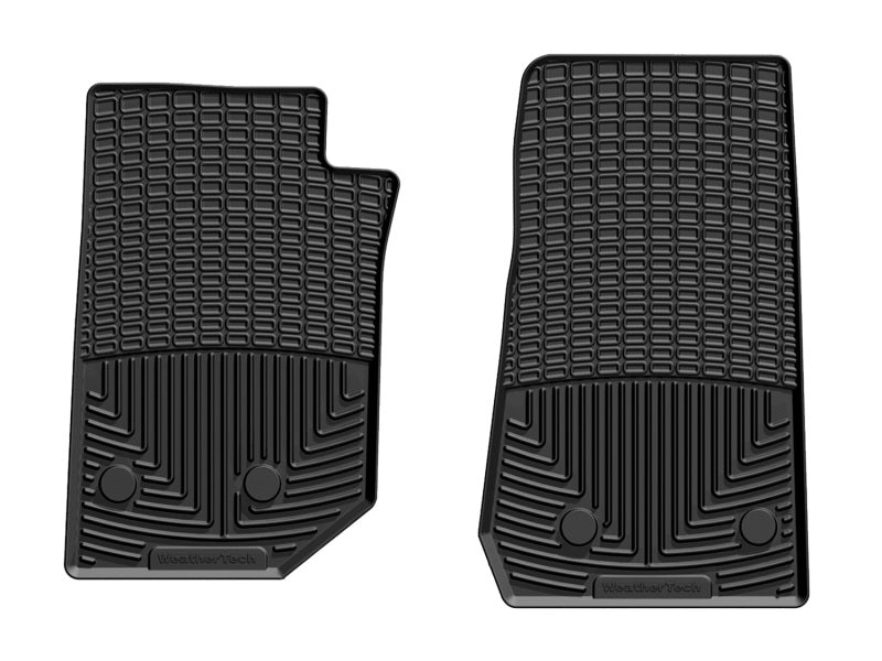 WeatherTech Jeep Wrangler Front Rubber Floor Mats - Black