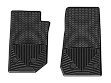 Load image into Gallery viewer, WeatherTech Jeep Wrangler Front Rubber Floor Mats - Black