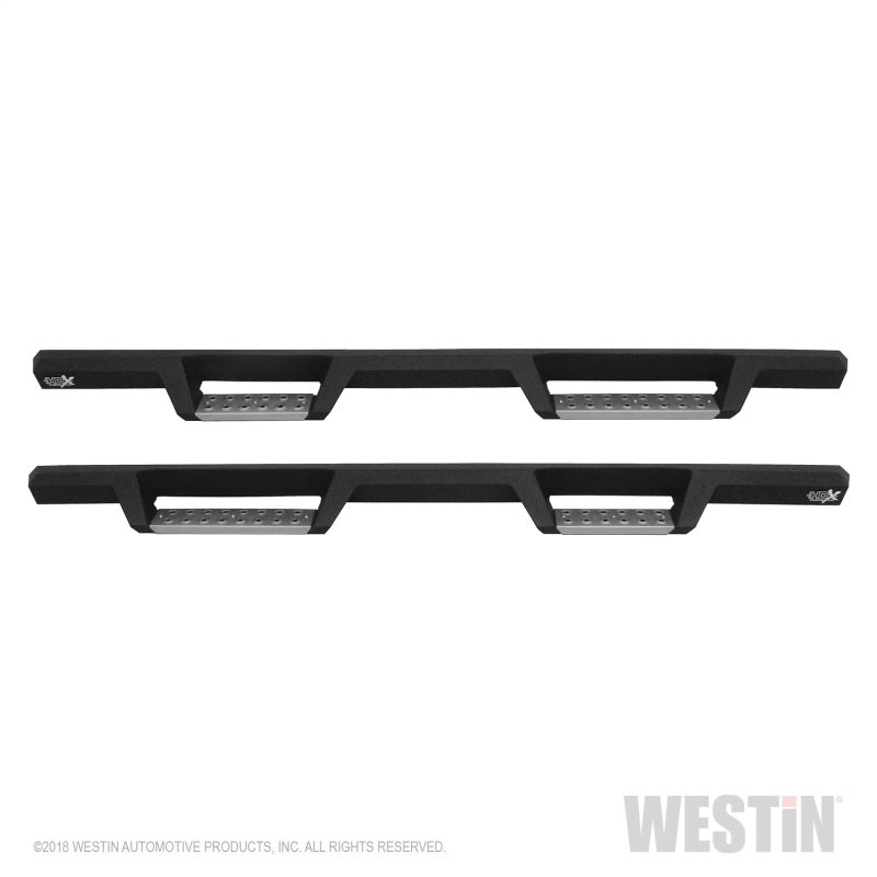 Westin Ford F-250/350/450/550 Super Cab HDX Stainless Drop Nerf Step Bars - Tex. Blk
