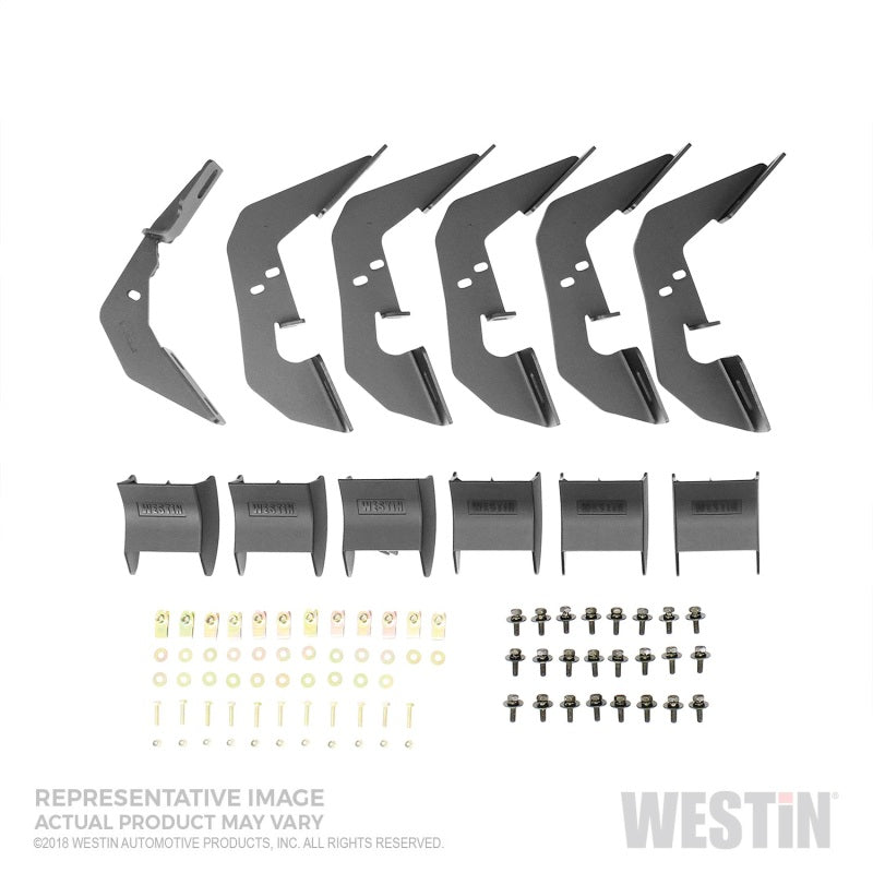Westin Ford SuperCab R7 Nerf Step Bars - Black