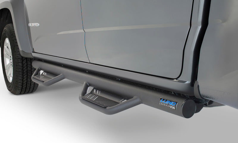 Lund Chevy Colorado Ext. Cab Terrain HX Step Nerf Bars - Black