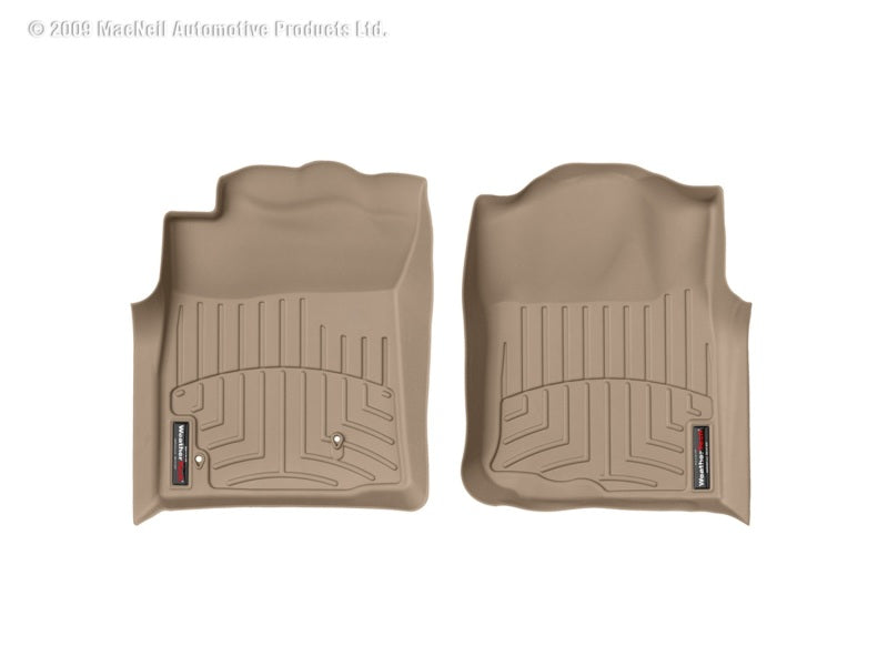WeatherTech Toyota Tacoma Access Cab Front FloorLiner - Tan