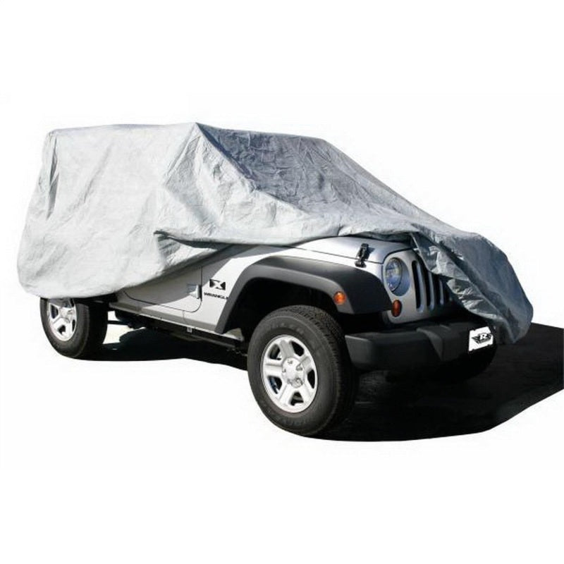 Rampage Jeep Wrangler(JK) Unlimited Car Cover - Grey