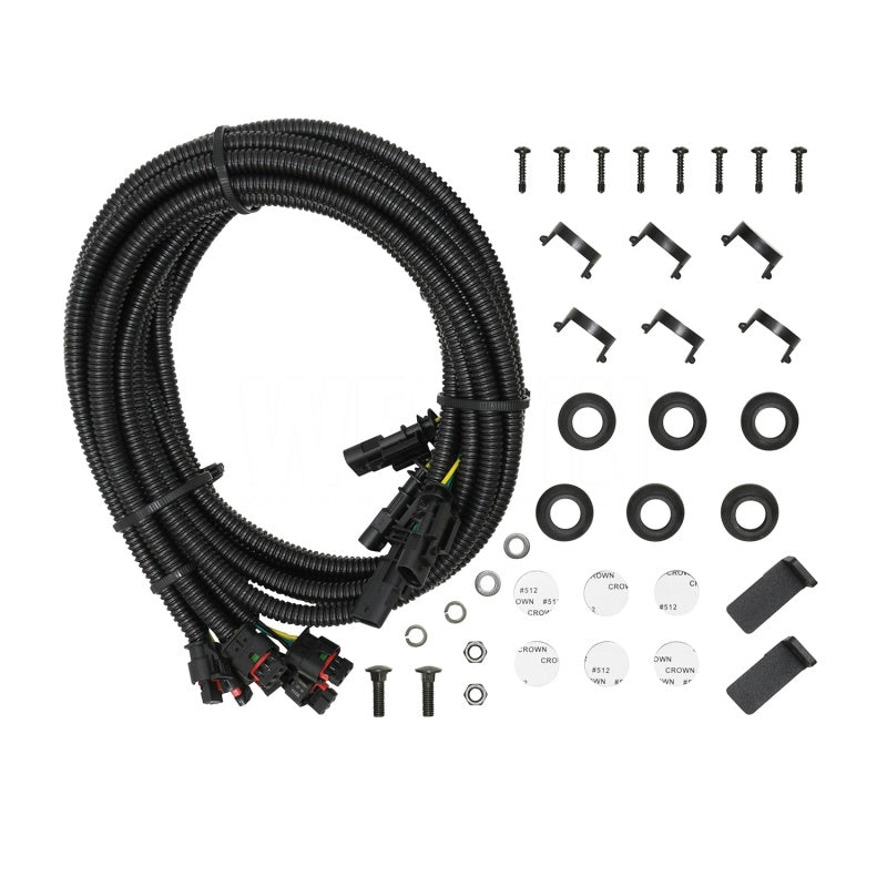 Westin 19+ Chevy Silverado HDX Bandit Bumper Sensor Kit - Black
