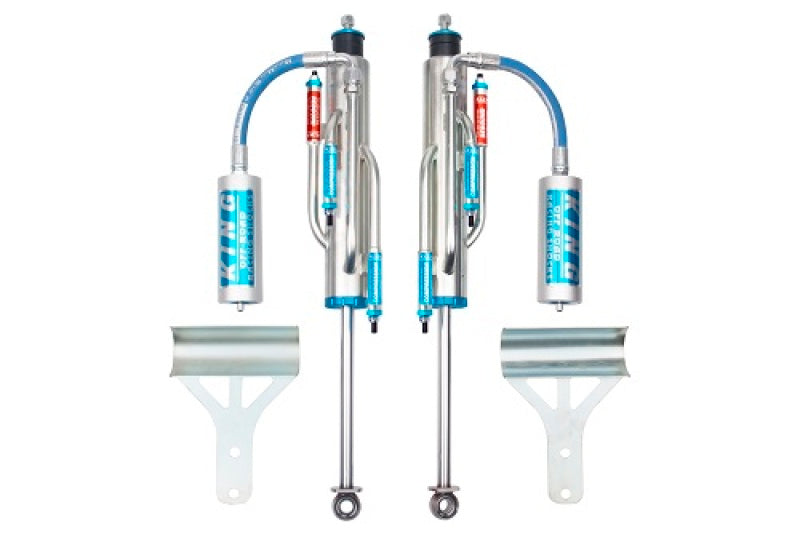 King Shocks Jeep Wrangler JK Front 2.5 Dia Hose Remote Bypass Shock 0-2in Lift (Pair)