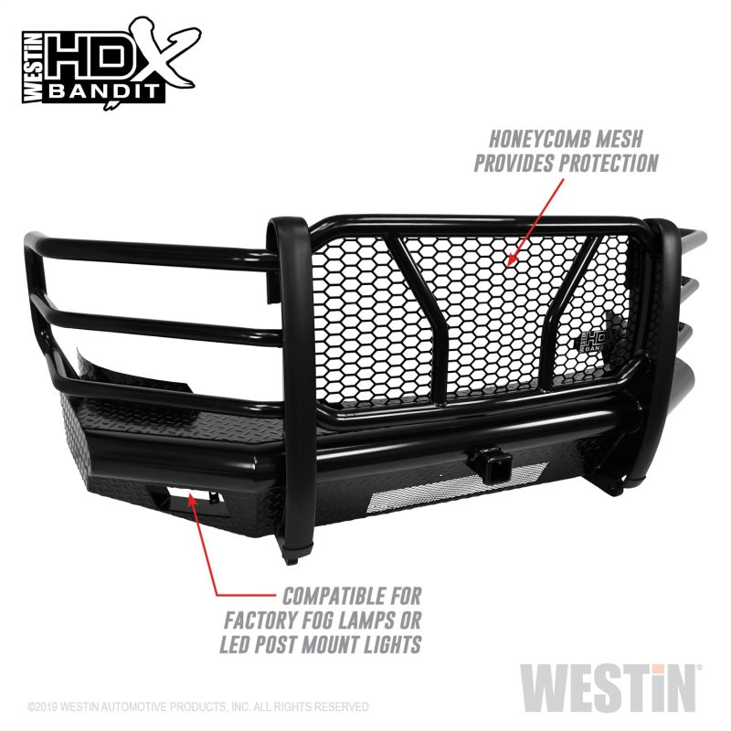 Westin 11+ Chevrolet Silverado 2500/3500 HDX Bandit Front Bumper - Blk