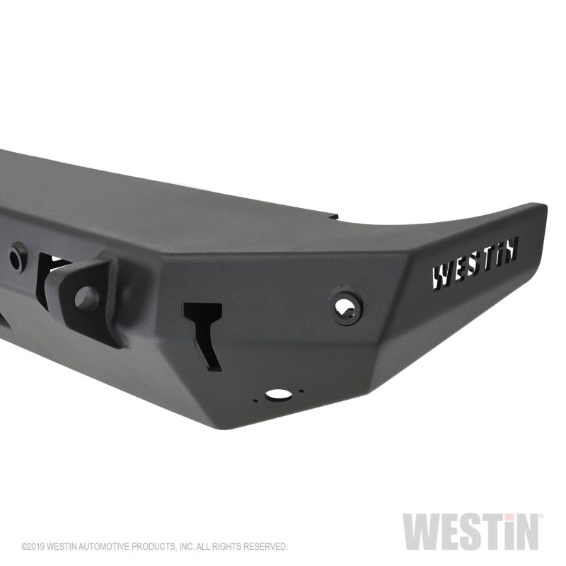 Westin Jeep Gladiator w/Sensors WJ2 Rear Bumper w/Sensor - Textured Black