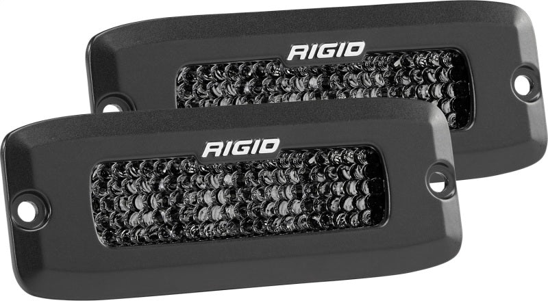 Rigid Industries SR-Q Series PRO Midnight Edition - Spot - Diffused - Pair