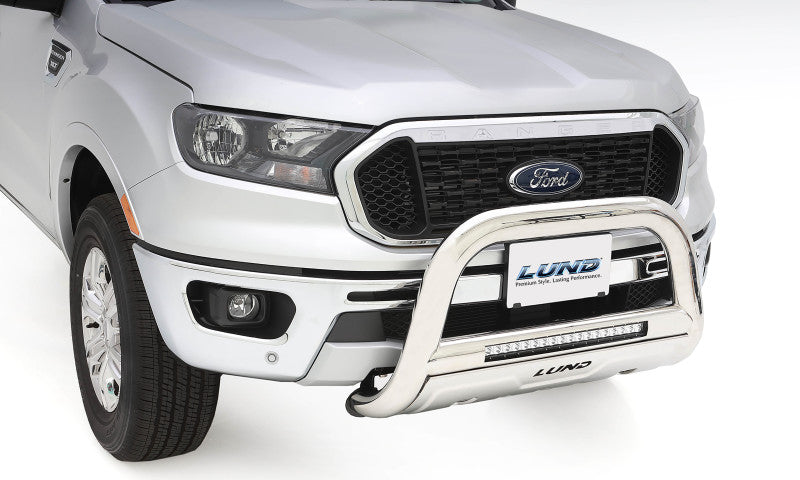 Lund Ford Ranger Bull Bar w/Light & Wiring - Polished Stainless