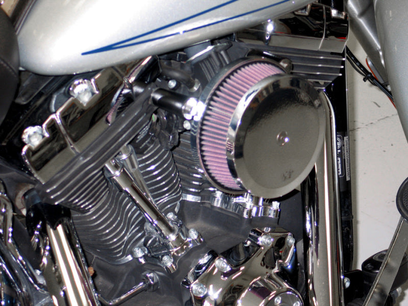 K&N  Harley Davidson Dyna Wide Glide 103 CI Street Metal Intake System-Hammer