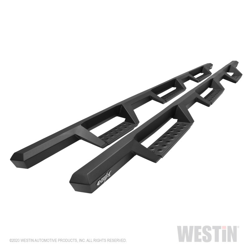Westin Chevy Silverado 2500/3500 HDX Drop W2W Nerf Step Bars - Textured Black