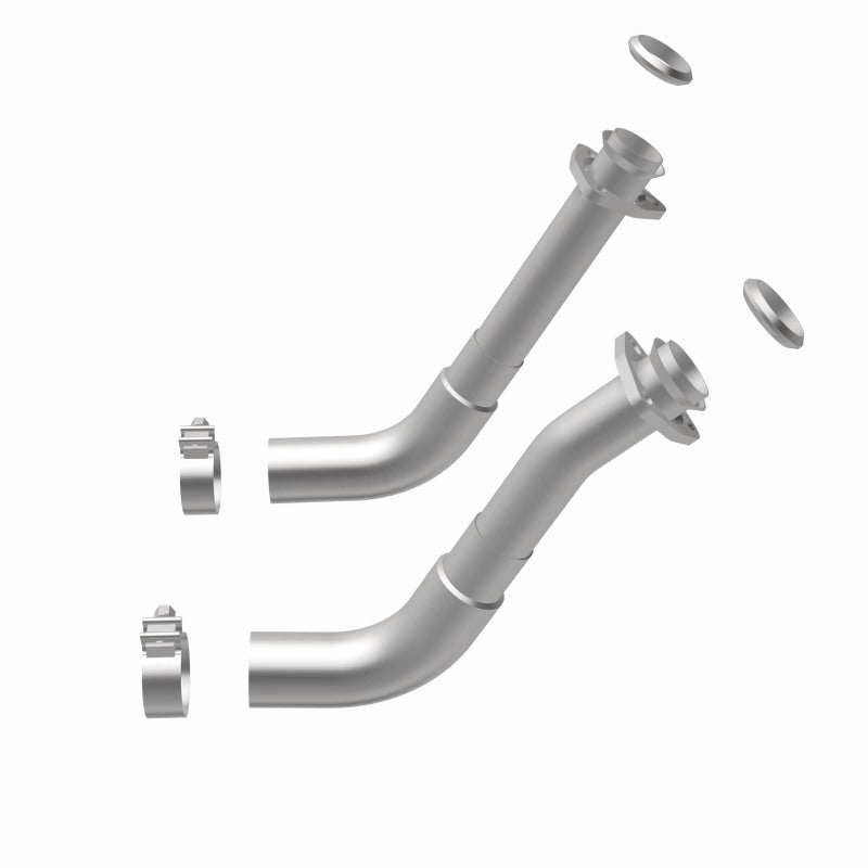 MagnaFlow 66-72 Chevy C10 Pickup V8 2-Piece Front Exhuast Pipe Kit (2in Tubing/Clamps/Inlet Flanges)