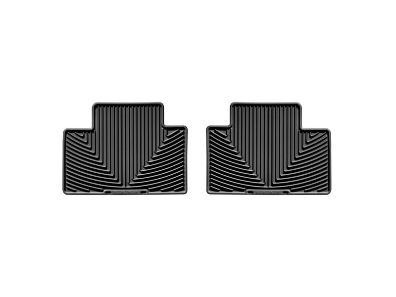 WeatherTech Toyota Tacoma Crew Cab Rear Rubber Mats - Black