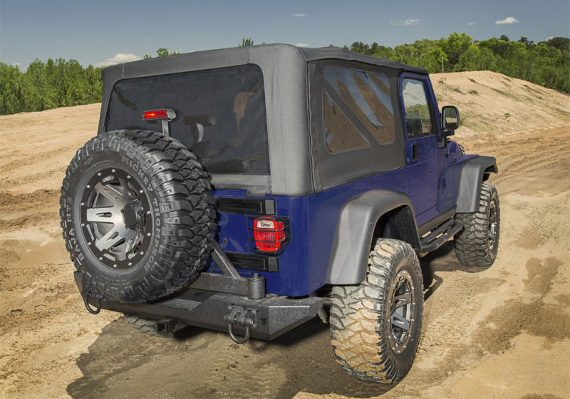 Rampage Jeep Wrangler(TJ) Unlimited OEM Replacement Soft Upper Doors - Black Denim