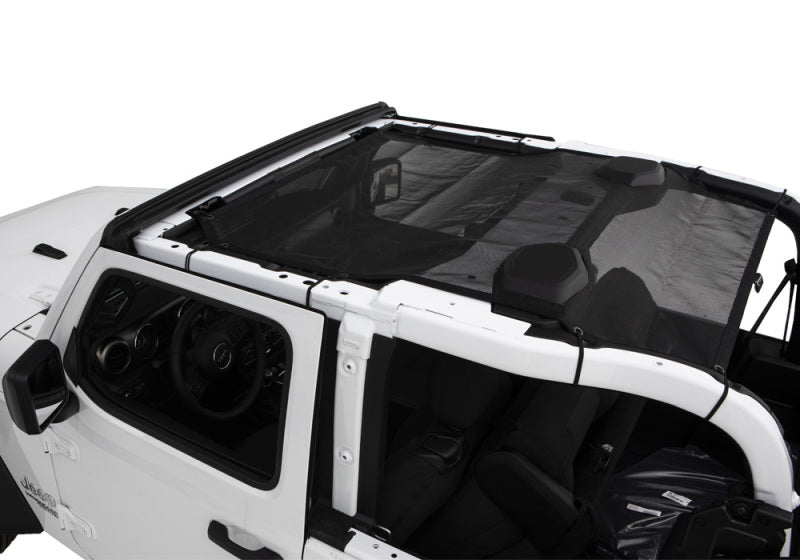 Rampage Jeep Wrangler(JL) Sport 2-Door Mesh Shade Top - Black