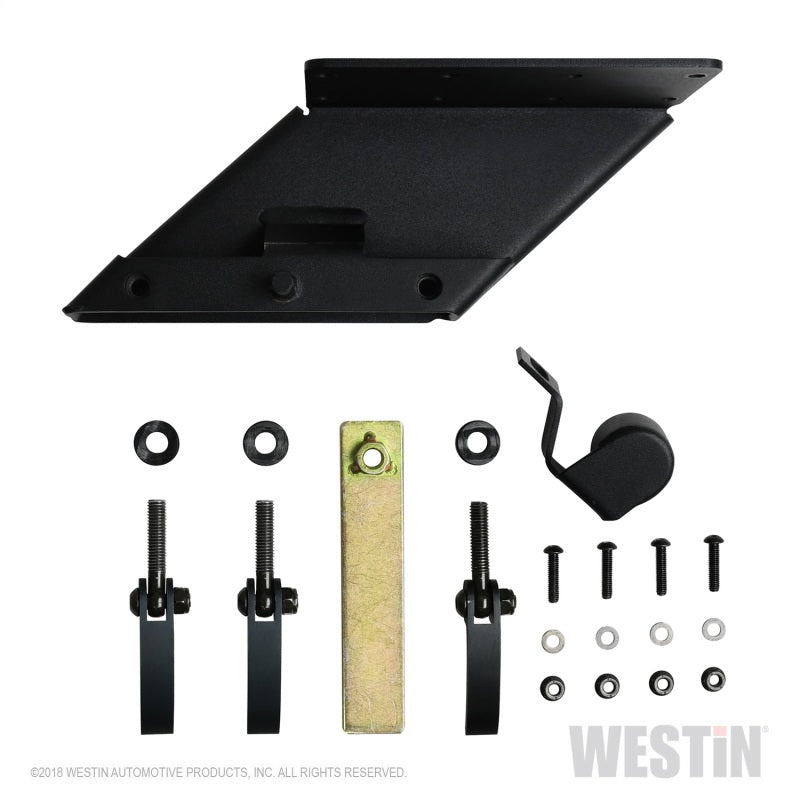 Westin 07+ Jeep Wrangler JK WJ2 Off-Road Jack Mount - Textured Black