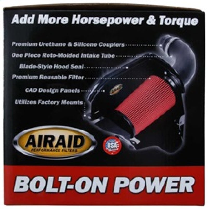 Airaid 07+ Toyota Tundra/Sequoia 4.6L/5.7L V8 CAD Intake System w/ Tube (Dry / Red Media)