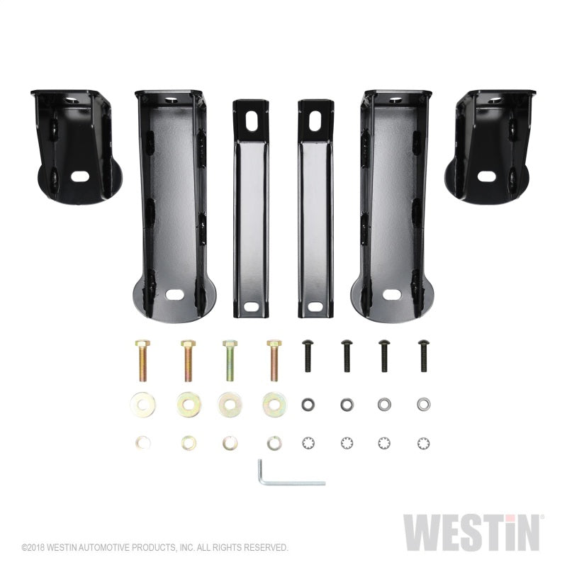 Westin Chevrolet Silverado/Sierra 1500 Crew Cab Platinum 4 Oval Nerf Step Bars - SS