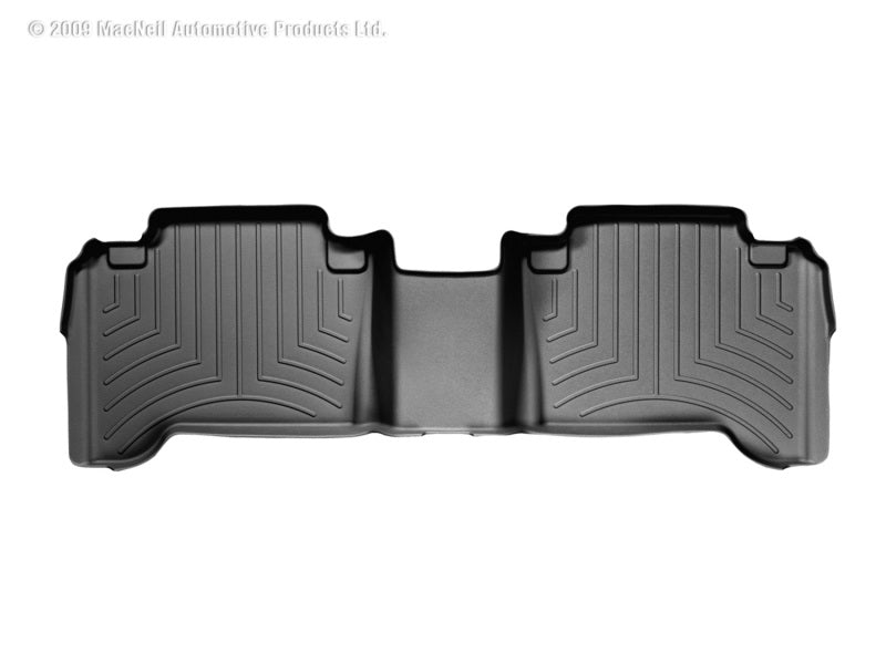 WeatherTech Toyota Tacoma Double Cab Rear FloorLiner - Black
