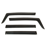 Rugged Ridge Window Visor 4-pc set Black Renegade BU