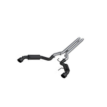 Load image into Gallery viewer, MBRP Ford Mustang GT 5.0 3in Cat Back Dual Split Rear Race Version 4.5in Tips - Black Coated