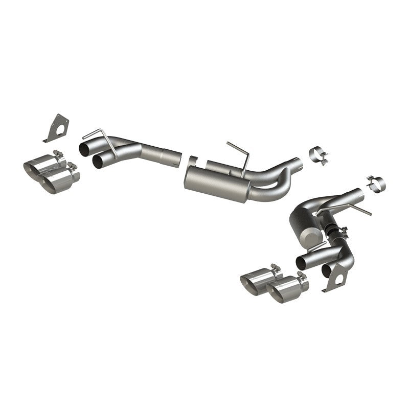 MBRP Chevrolet Camaro V6 2.5in T304 NPP Dual Axle Back Exhaust w/ 4in Quad Dual Wall Tips