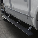 Go Rhino Ram 1500 Quad Cab 4dr E1 Electric Running Board Kit (No Drill) - Bedliner Coating