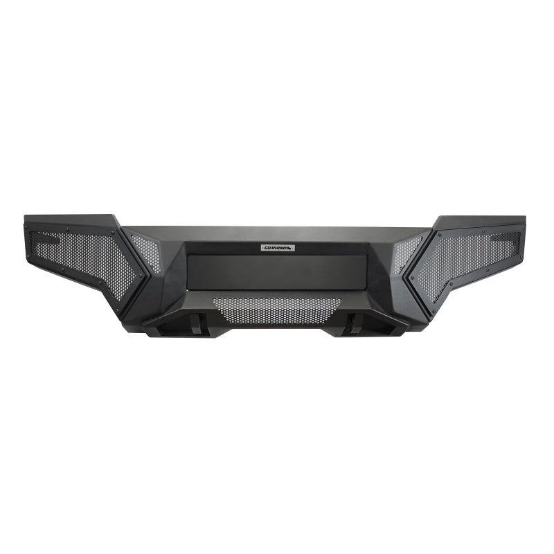 Go Rhino Tacoma Element Front Bumper w/ Power Actuated Hide-away Light Bar Mount Tex Black