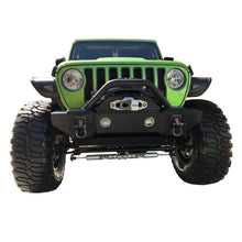 Load image into Gallery viewer, Rampage Jeep Wrangler(JK) Recovery Bumper Stubby Front - Black