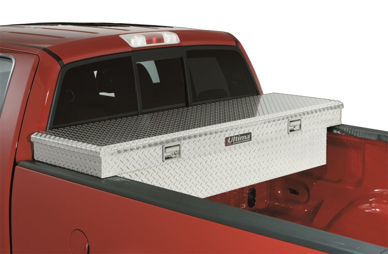 Lund Chevy S10 (Long Bed) Ultima Single Lid Crossover Tool Box - Brite