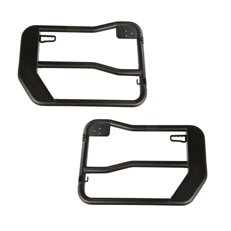 Rugged Ridge Fortis Front Tube Doors with Mirrors 18-23 Jeep Wrangler JL/JT