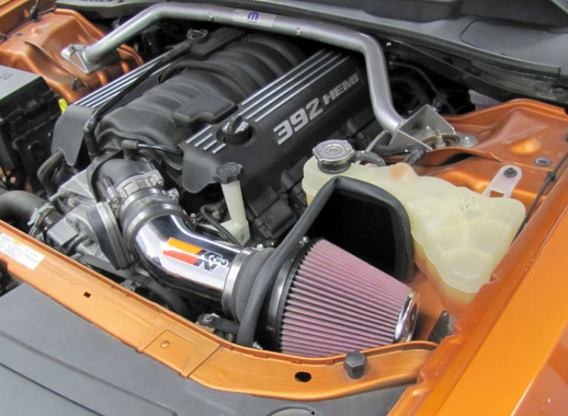 K&N Performance Intake Kit TYPHOON; 11 Dodge Challenger 6.4L V8