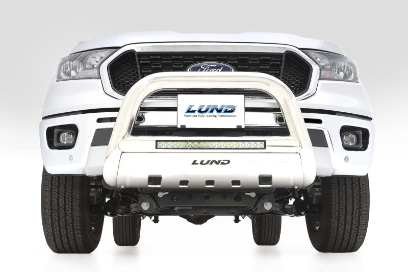 Lund Ford Ranger Bull Bar w/Light & Wiring - Polished Stainless
