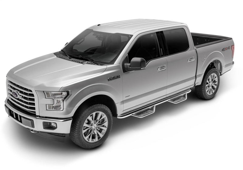 N-Fab Podium SS 15-17 Ford F-150 SuperCrew - Polished Stainless - 3in