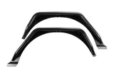 Fabtech 18+ Jeep JL 4WD Rear Steel Tube Fenders - Textured Black