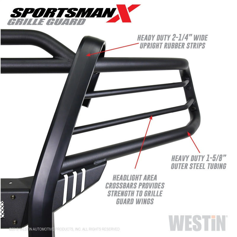 Westin 15+ Chevrolet Colorado Sportsman X Grille Guard - Textured Black
