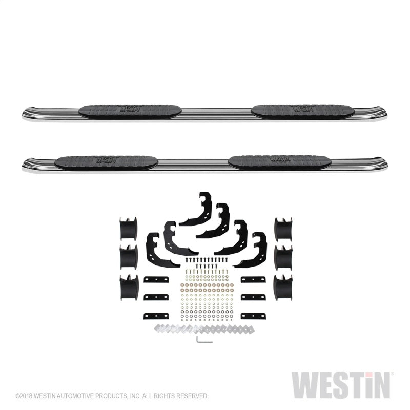 Westin 19+ Dodge/Ram 1500 Crew Cab PRO TRAXX 4 Oval Nerf Step Bars - SS
