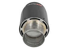 Load image into Gallery viewer, aFe MACH Force-XP 4-1/2in Carbon Fiber OE Replacement Exhaust Tips - 2015+ Dodge Charger/Hellcat