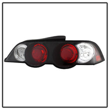 Load image into Gallery viewer, Close-up of the black and red Euro style tail light for Acura RSX